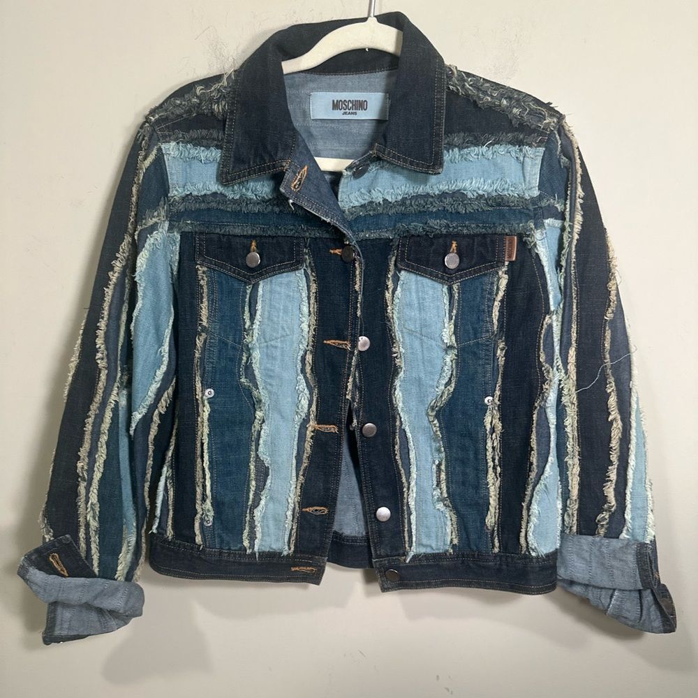 Moschino Women's Blue Denim Jacket